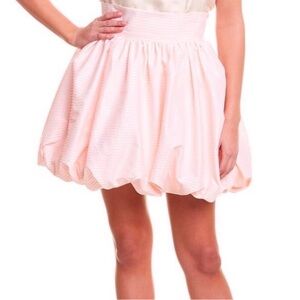PETER SYN PINK BUBBLE MINI SKIRT NWT